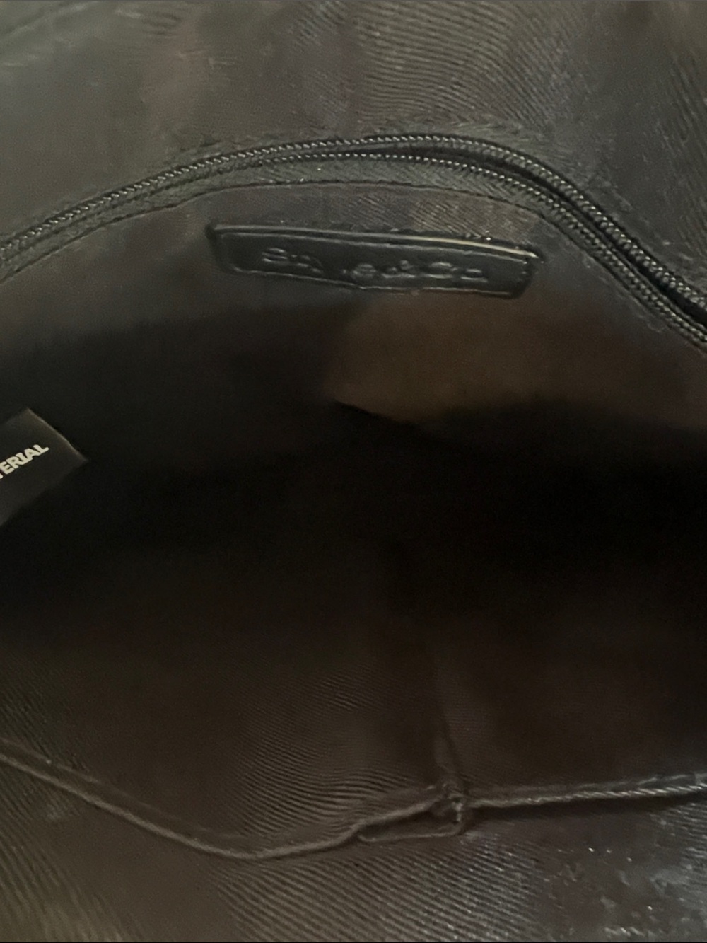 Style & Co. Black Crossbody Bag with Front Zip Pocket - Picture 2 of 5